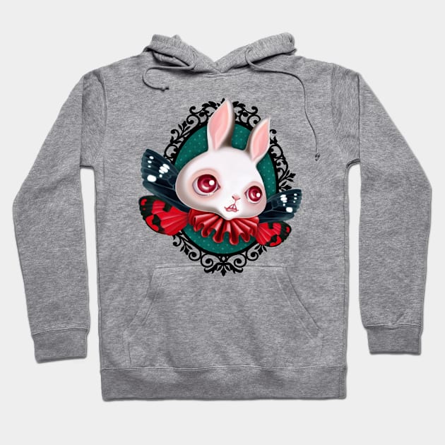 Bunny Moth Hoodie by sandygrafik